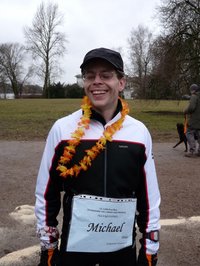 Michael Frenz beim Lauf von Lübeck nach Hamburg